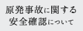 原発事故に関する安全確認について