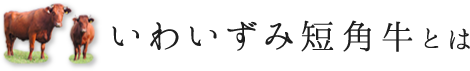 いわいずみ短角牛とは